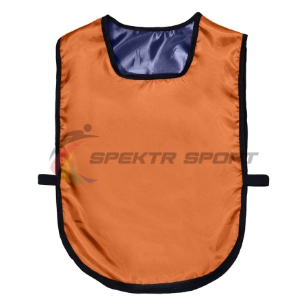 Купить Манишка футбольная двусторонняя универсальная Spektr Sport оранжево-синяя в Горбатове 